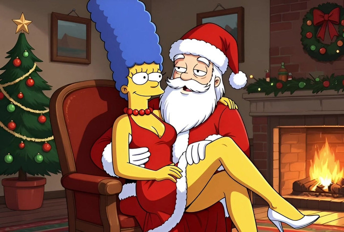 Octopussy Lovers Club: Санта-Клаус трахає заміжню домогосподарку Мардж Сімпсон у День Різдва