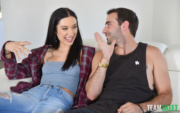 Team Skeet: My Lesbian Best Friend Lets Me Creampie Her Tight Snatch...