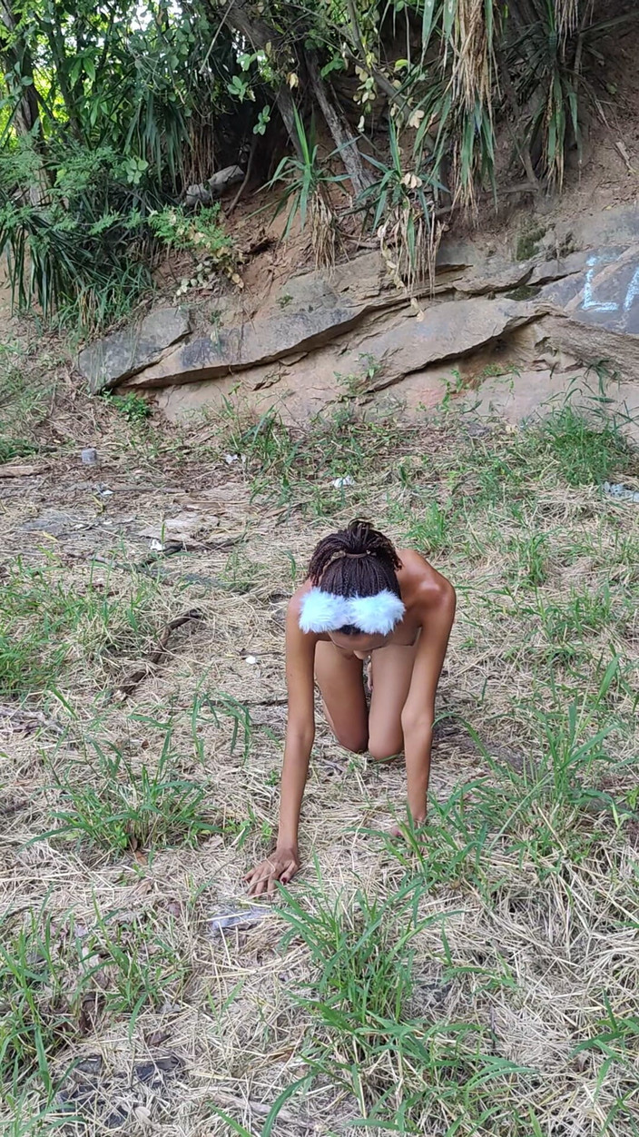 Lily Slav: Going for a Walk in the Woods Like a Puppy