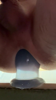 Ass Test with a Huge Plug