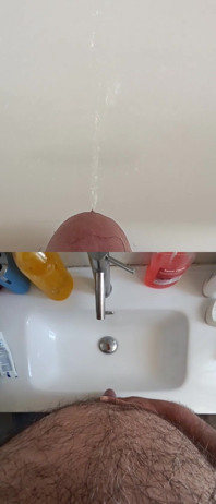 A Good Piss in the Bathroom Sink