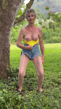 Pulling Down My Boob Tube in the Rain Forest