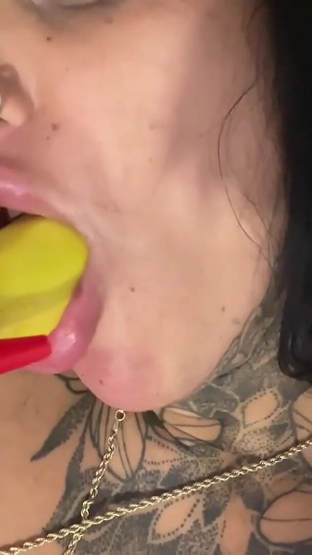 TYRARIDE: Tattooed MILF Ty Rides Banana Deep in Every Hole