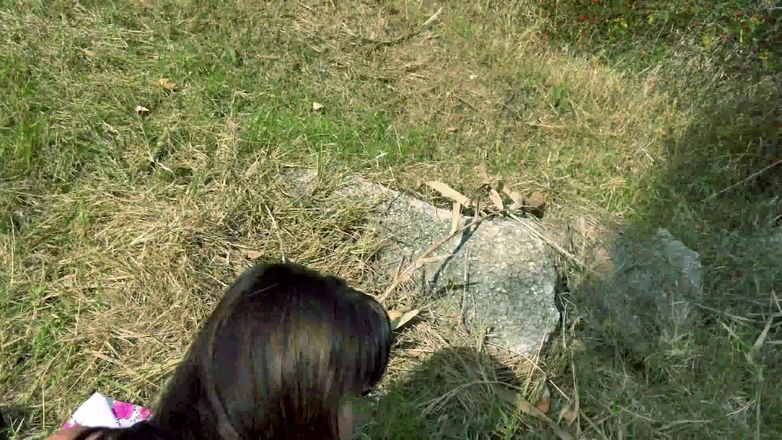 Erotic Planet Studio: Outdoor Threesome, Deepthroat and Cumshot with Sexy Chicks