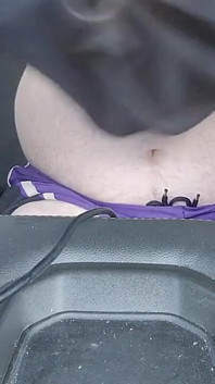 Cumming in Panties at the Truck Stop.