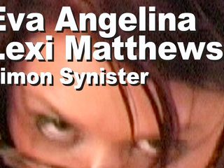 Edge Interactive Publishing: Eva Angelina &amp; Lexi Matthews &amp; Simon Synister: blowjob, lesbische küsse, gesichtsbesamung
