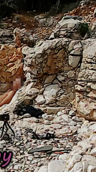 Französischer Lehrer Öffentlicher Blowjob, Fkk-strand, Voyeur-meer - Extremes Abspritzen