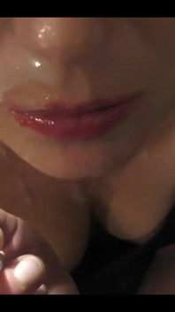 Smoking and Blowjob and Play with His Balls and Cumshot on My Face