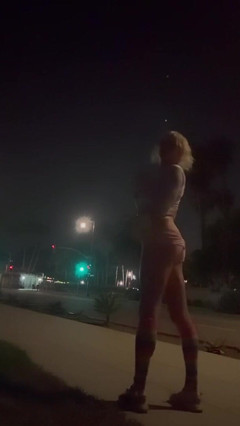Street Walking Public Sissy Slut Thong Showing thumbnail