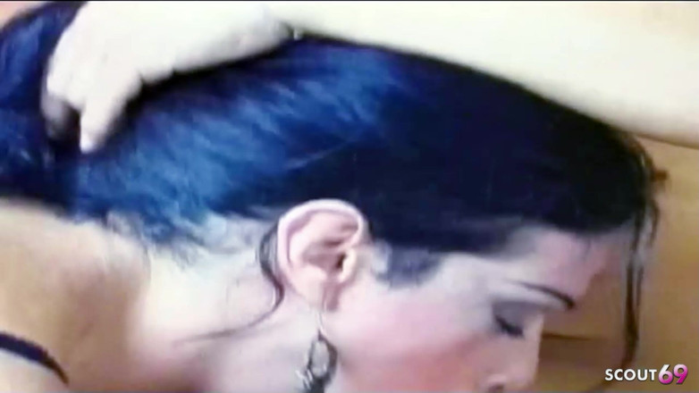 Shemale TS Collection: Shemale with a Huge Cock Fucks a Guy for the...