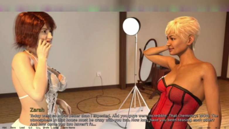 3DXXXTEEN2 Cartoon: monika ko kagaar par dhakelna. 3di ashlil kaartoon seks