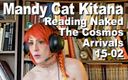 Cosmos naked readers: Mandy Cat Kitana lendo nua The Cosmos Arrivals 15-02