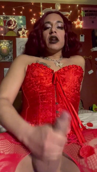 Signora in rosso