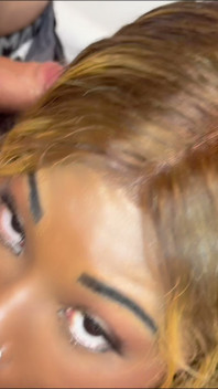 POV Interracial Double Blowjob - Ebony Xeinna Rose