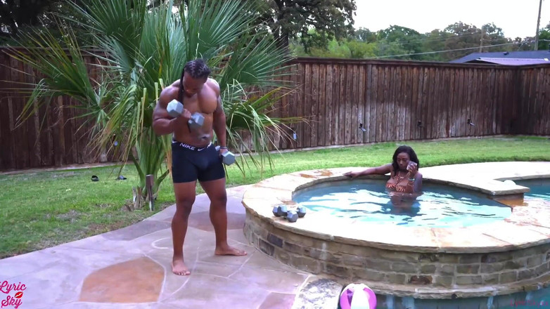 LyricsWay: Poolside BBC Pounding Dreads Way &amp; Lyric Sky First Encounter