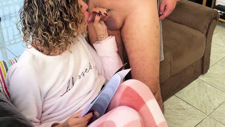 Victor SweetCoupleStories: Stepdaughter Masturbates Him and Sucks Him off Until She Swallows...