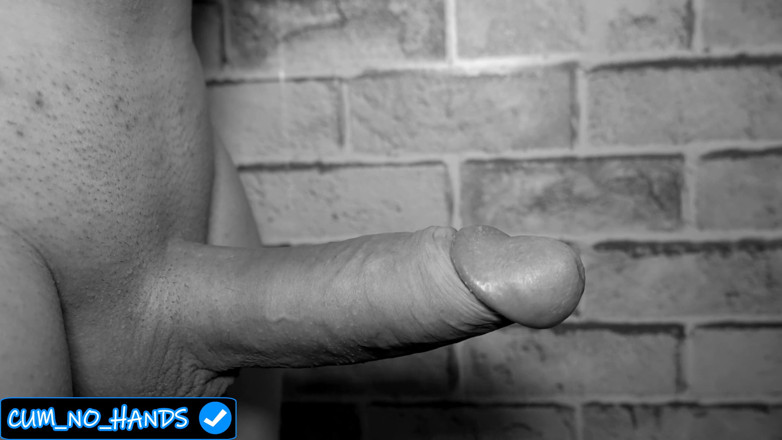 Cum no hands: Sans masturbation, une grosse bite explose comme une éruption de volcan, éjaculation...