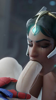 Symmetra götünde büyük yarağı seviyor - 3 boyutlu overwatch anal animasyon