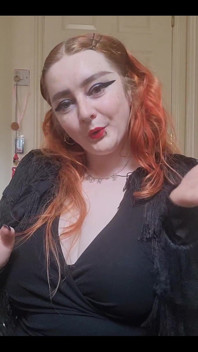 Serving You Morticia Addams Vibes