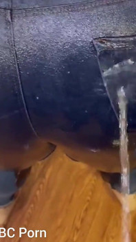 Pissing My Self Hubby Pissing on My Big Booty