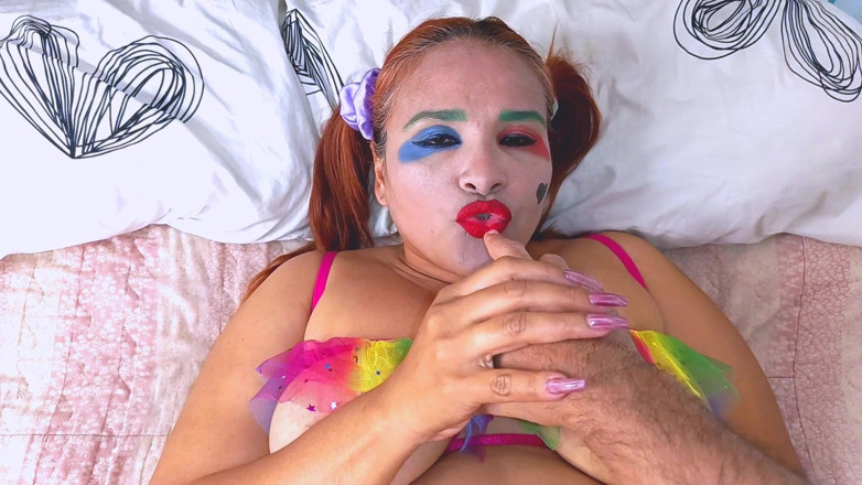 Gina Halime: Harley Quinn BBW Cosplay - Nhiều lần xuất tinh và quan...
