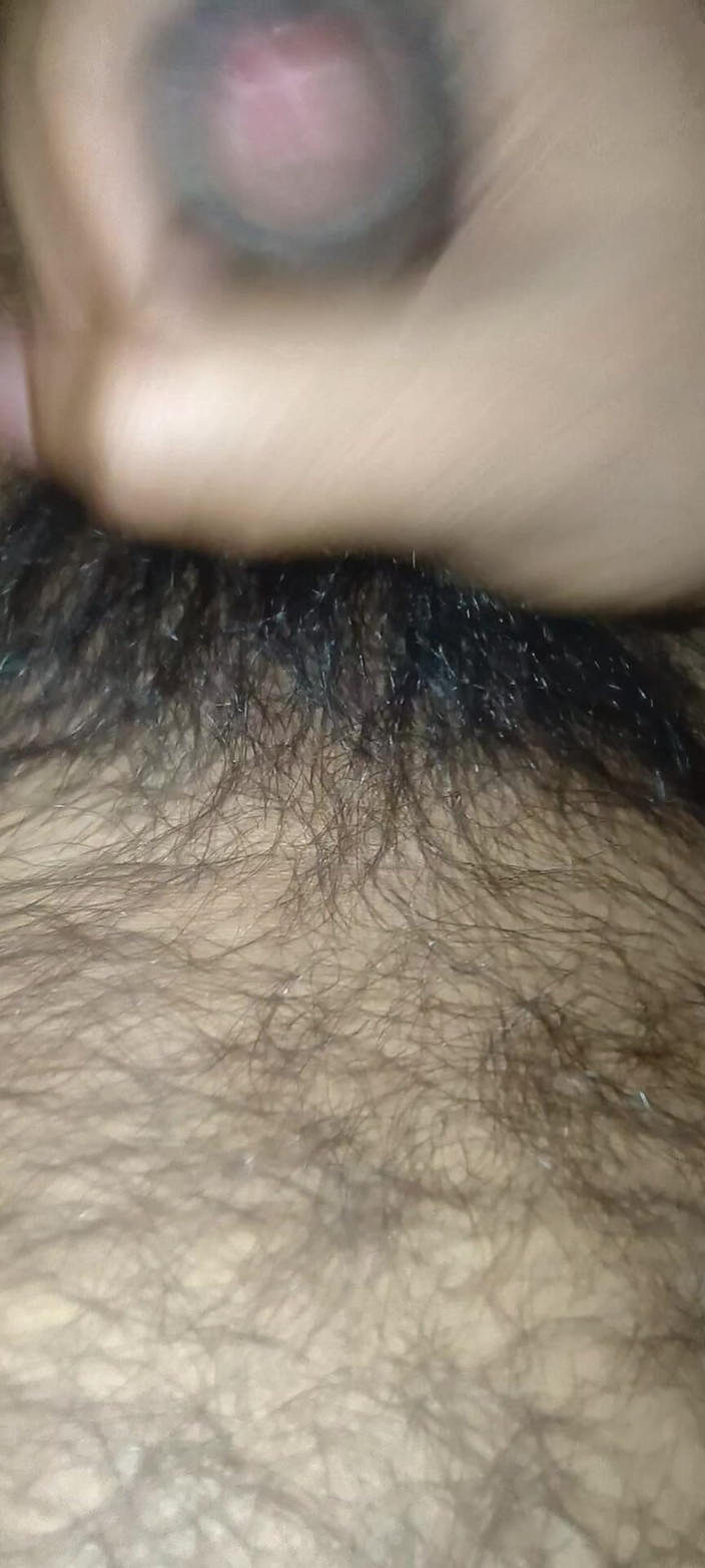 Jeck Leo: Close-up harige penis aftrekken