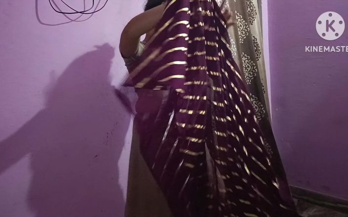 StepSiblingCaught: Inderin bhabhi trägt neuen sari und ist bereit für hartes...