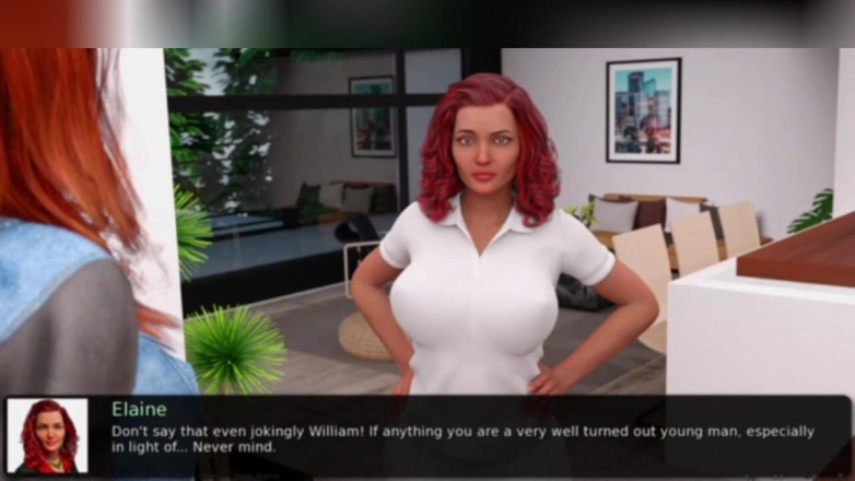 3DXXXTEEN2 Cartoon: Einzigartige yoga-posen für Elaine. 3D-porno, cartoon-sex