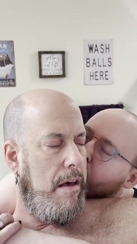 Daddy Bear Fucked by Sexy Ginger Bear in the Shower