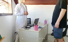 A Doctor Who Performs a Prostate Exam Ends up Sticking a Strap-on in the Patient's Ass.