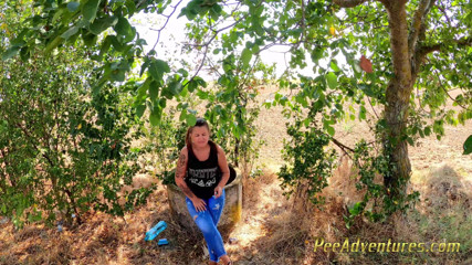 Pee Adventures: Changing her wet clothes outdoor and talking