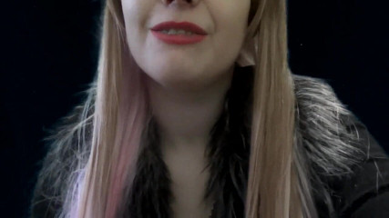 Goddess Misha Goldy: Sexy evil vampire smoking and talking to you!