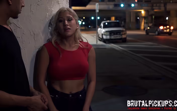 Teen pickups, Gina Valentina teen pick-ups tatted and splattered