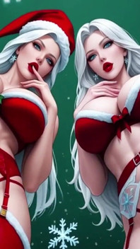 Santa Claus Sexy Pose Sfw Version (ai Animation)