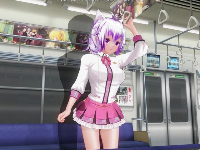 3D Hentai Girl Didn't Wear Panties on the Train (part 1) (H3DC)