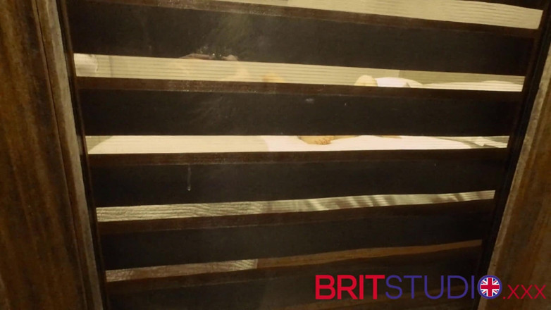 Brit Studio: You watch your neighbour masturbating