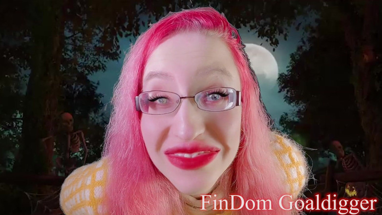 FinDom Goaldigger: Трансформация пениса в Хэллоуин