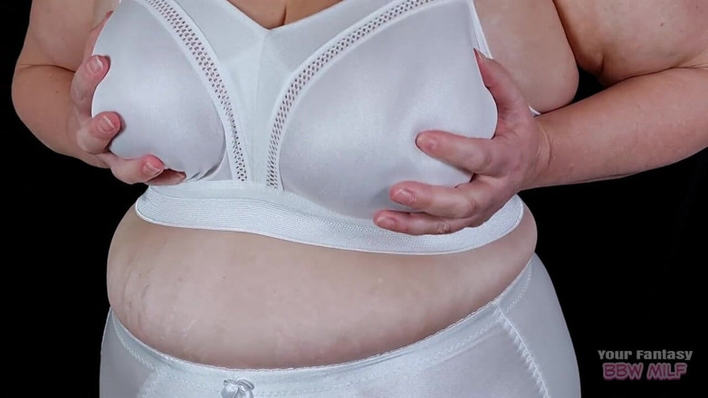 BBW_Wife: Retro Granny Panties and Bra - My Mature MILF Hairy Cunt...