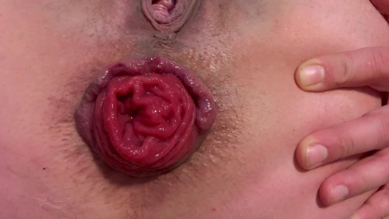 Putarankahotmilf: Anal aberto close-up prolapso e pés show em meia-calça branca