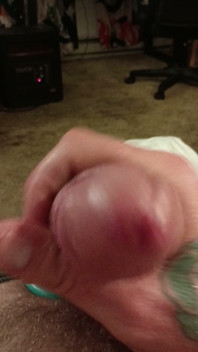 Stroking My Oily Cock