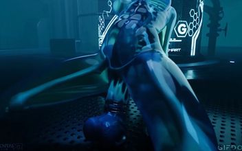 Gifdoozer Slime Tifa Dildo Play: Intense Masturbation with a Huge Dildo Tight Pussy Gaping and Cum-hungry Ass
