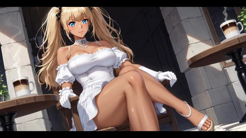 HotKitty20: Прогулянка з Румі - вона грає зі своєю пиздою, створеною Ai