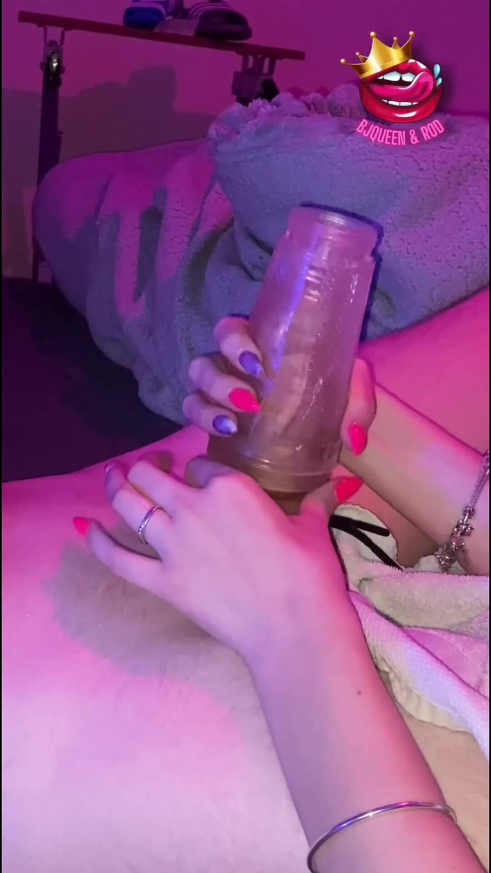 BJQueen and Rod: 흑인 대물 자지로 오르가즘과 자지를 망쳐버렸어