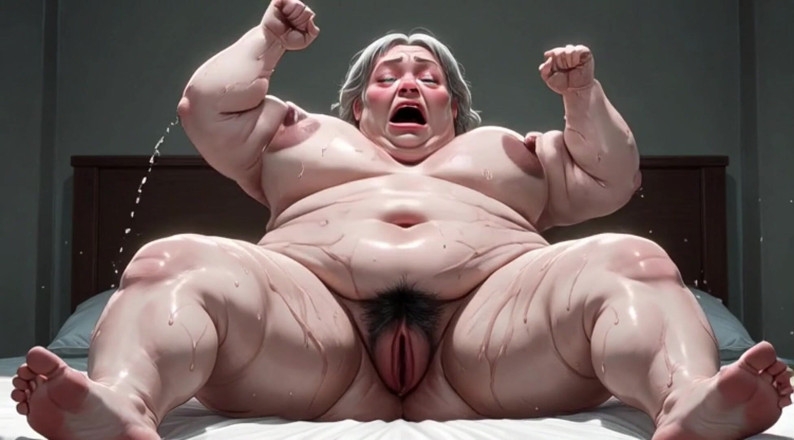 YOUR BEST FANTASY: Fat BBW Hairy Bush Masturbation - Wet Hairy Pussy Rubbing &amp; Creamy...