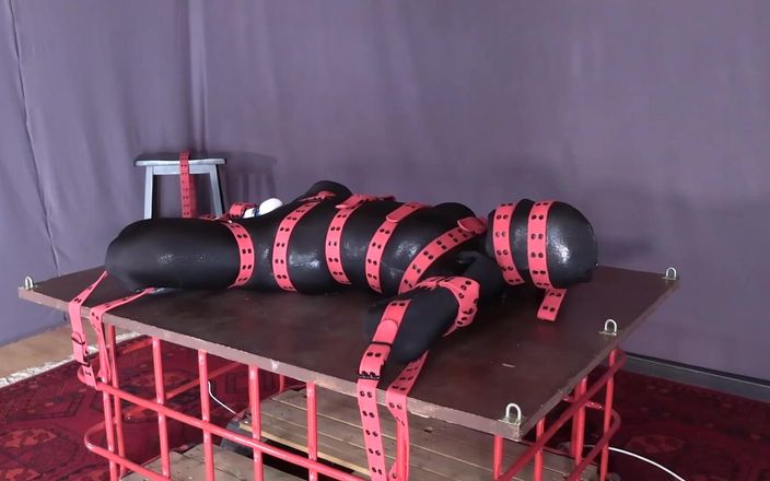 Yvette xtreme: ボンデージセッション - キャットスーツ、ベルト、日立