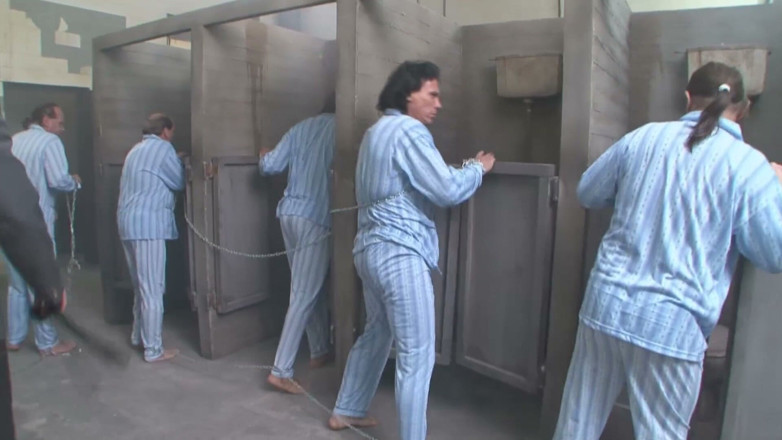 Rocco Siffredi porn: Hardcore prison orgy
