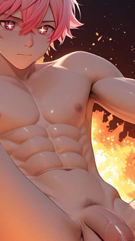 Cute Japanese Idol Boy Riding Fleshlight Deep in Desert Heat