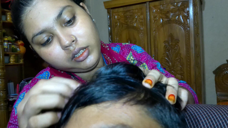 Desivideo: Un couple de jeunes mariés baise une demi-sœur indienne desi...