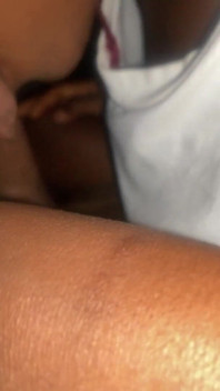 Sexy African Ebony Teen Skipped College to Suck BBC POV Wet Pussy Fucked After Sucking