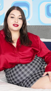 Step-mommy's Big-tit JOI - MILF Step-mom Sydney Screams Teases with Satin Blouse for Your Jerk-off Instructions